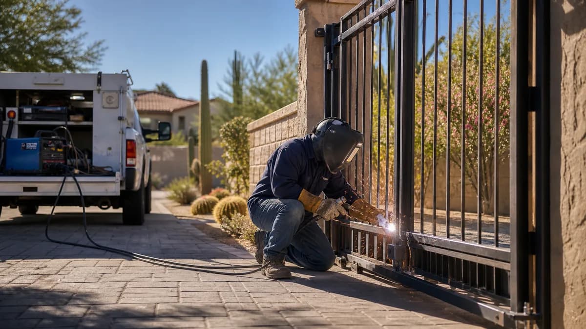 Gate Welding Repair in the East Valley